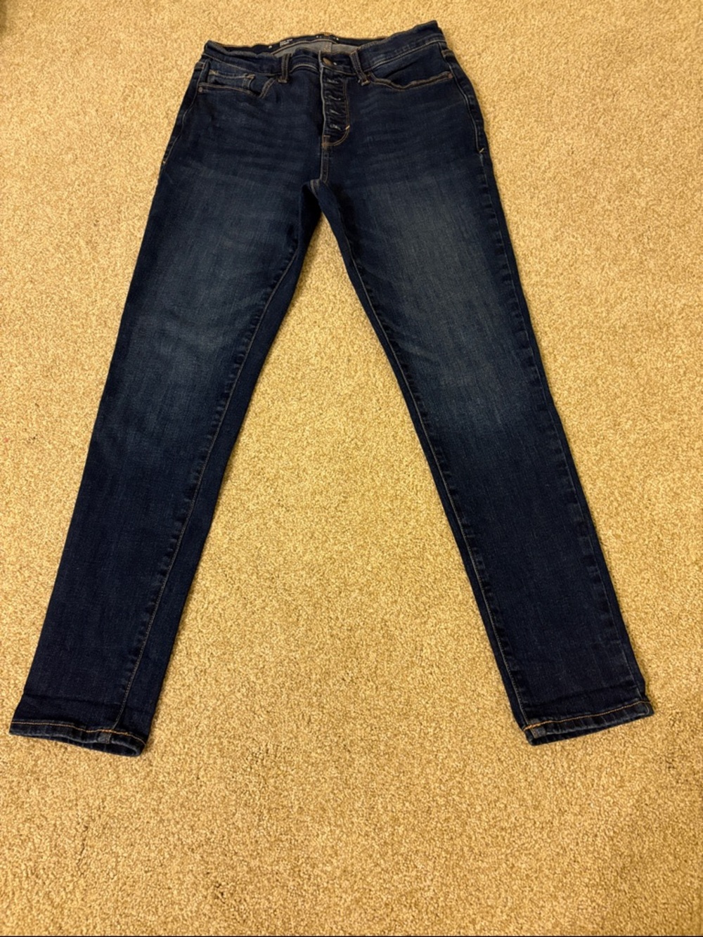 Women's Dark Blue Stretch Slim Jeans